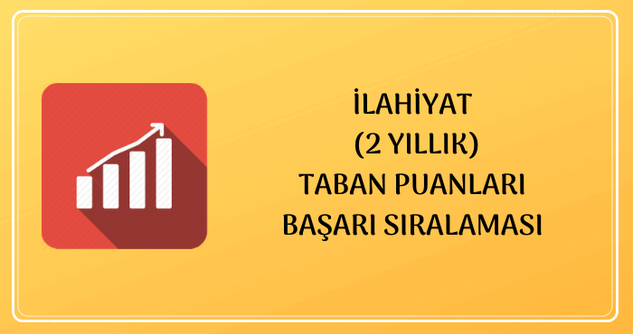 2 Yıllık İlahiyat Taban Puanları