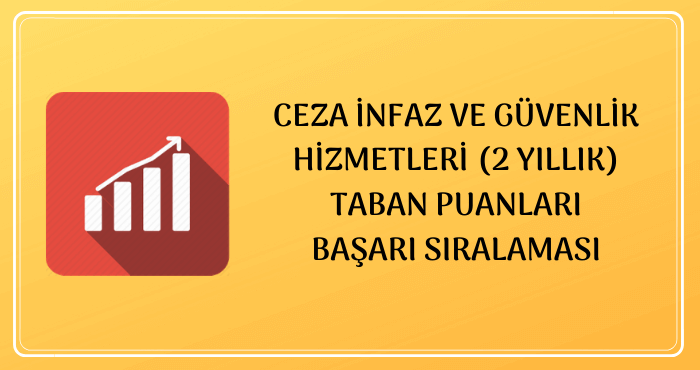 Ceza İnfaz ve Güvenlik Hizmetleri Taban Puanları