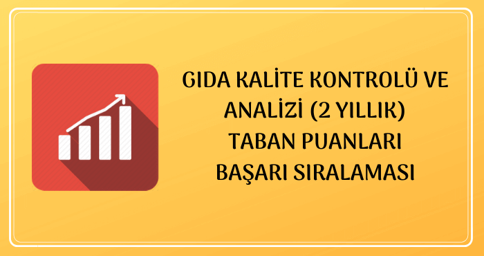 Gıda, Kalite Kontrolü ve Analizi Taban Puanları