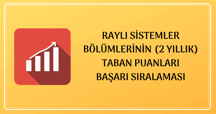 Raylı Sistemler Bölümleri Taban Puanları