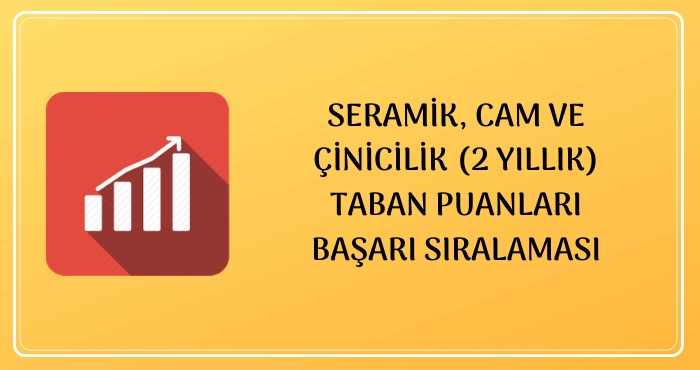 Seramik, Cam ve Çinicilik Taban Puanları