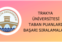 Trakya Üniversitesi Taban Puanları