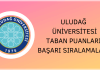 Uludağ Üniversitesi Taban Puanları