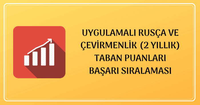 Uygulamalı Rusça ve Çevirmenlik Taban Puanları