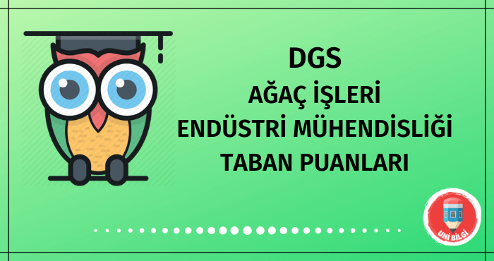 DGS Ağaç İşleri Endüstri Mühendisliği Taban Puanları