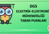 DGS Elektrik Elektronik Mühendisliği Taban Puanları