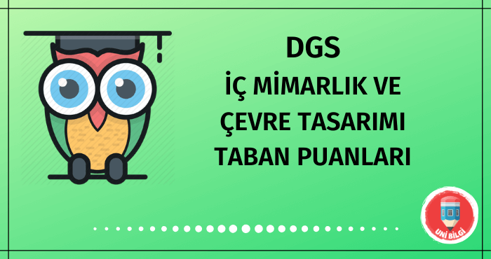 DGS İç Mimarlık VE Çevre Tasarımı Taban Puanları