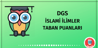 DGS İslami Bilimler Taban Puanları