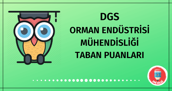 DGS Orman Endüstrisi Mühendisliği Taban Puanları