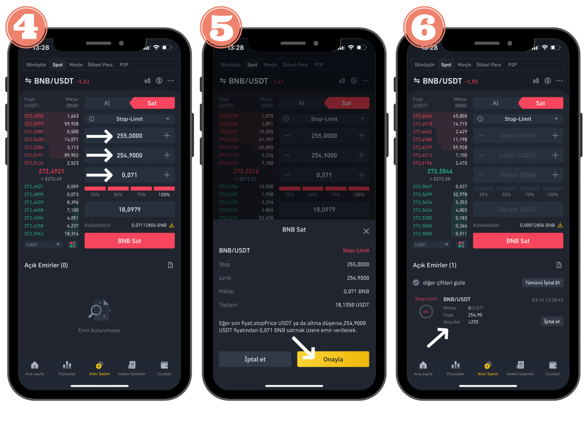 how to set stop loss on binance mobile app